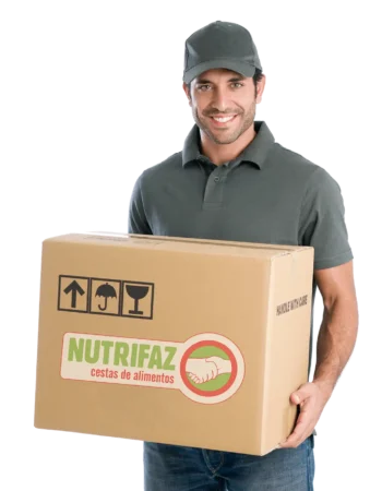 Entregador cestas básicas Nutrifaz